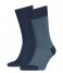 Tommy Hilfiger  Men Sock 2P Micro  Herringbone Illusion Blue (002)